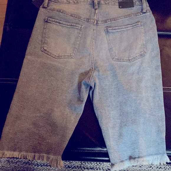 Distressed Denim Shorts - Picture 2 of 3